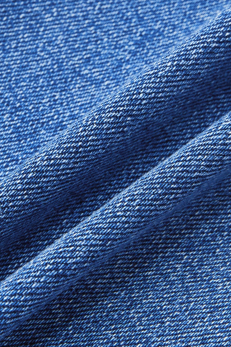 María - Vaqueros Rectos en Denim Elástico