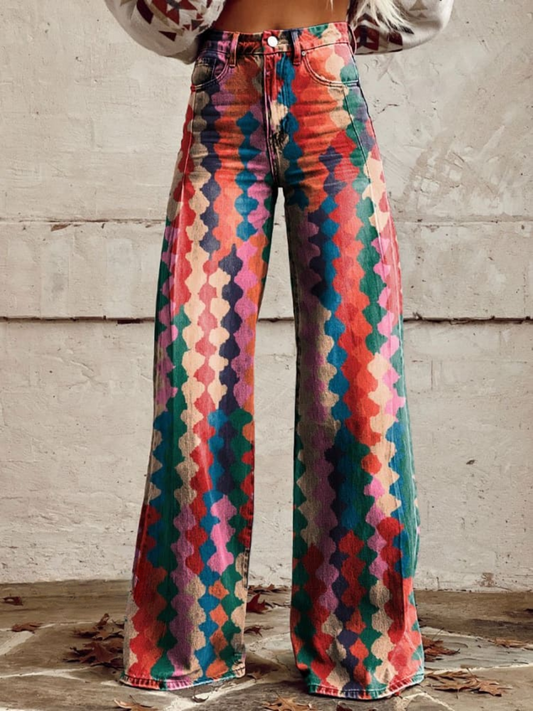 Melisa- Pantalones elegantes de estilo bohemio