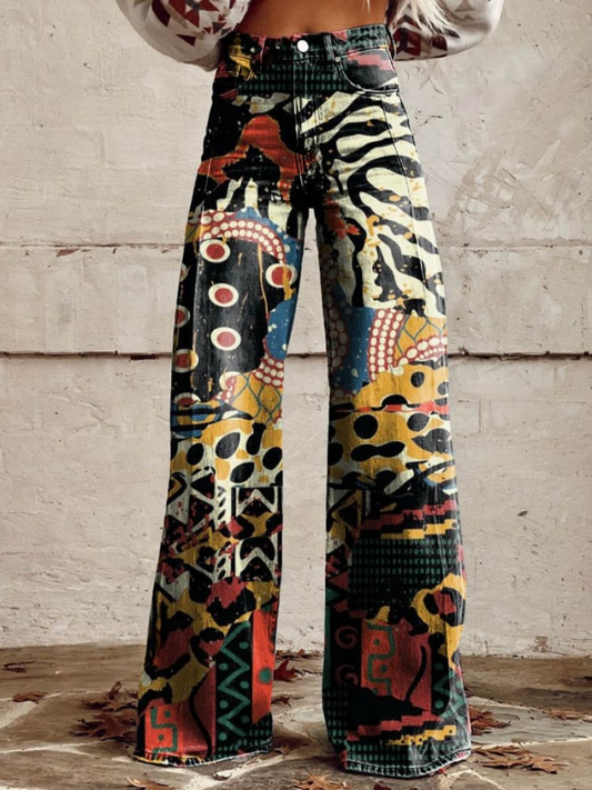 Julieta - Elegantes pantalones de pierna ancha
