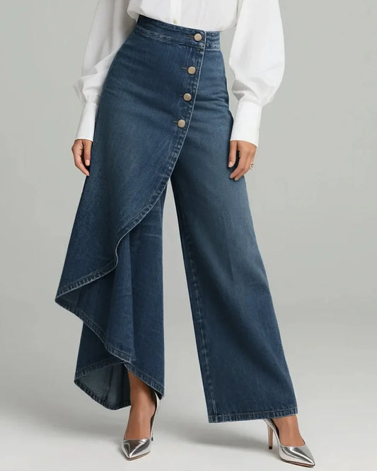 Alba™ | Pantalones vaqueros con lazo frontal