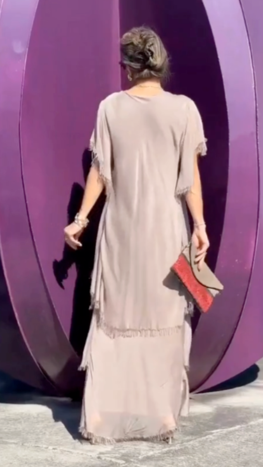 VESTIDO MAXI LUNA DRAPEADO