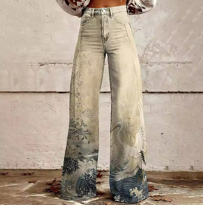 Aitana- Pantalones bohemios elegantes