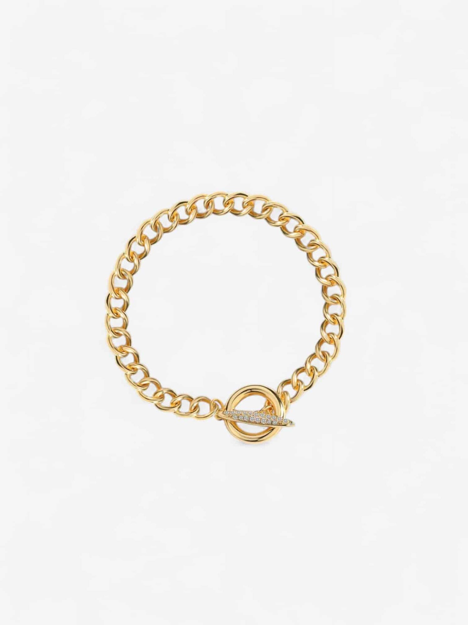 NOVA TOGGLE | PULSERA CON CIERRE DE ZIRCONIA Y FUERZA RADIANTE