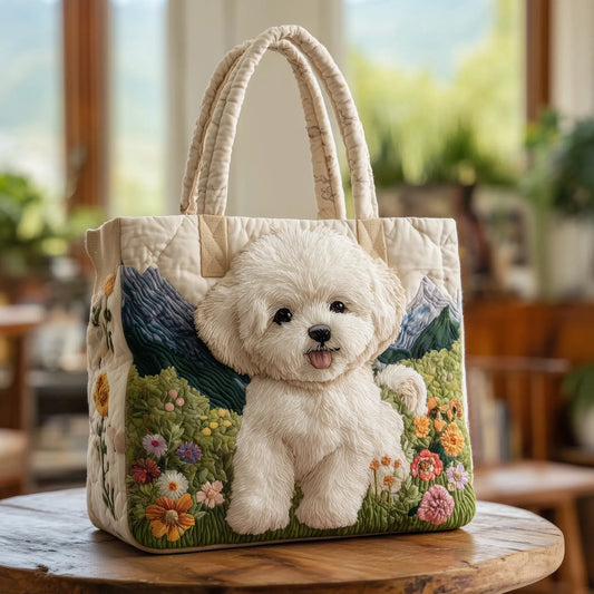 Bolso acolchado artesanal para perros