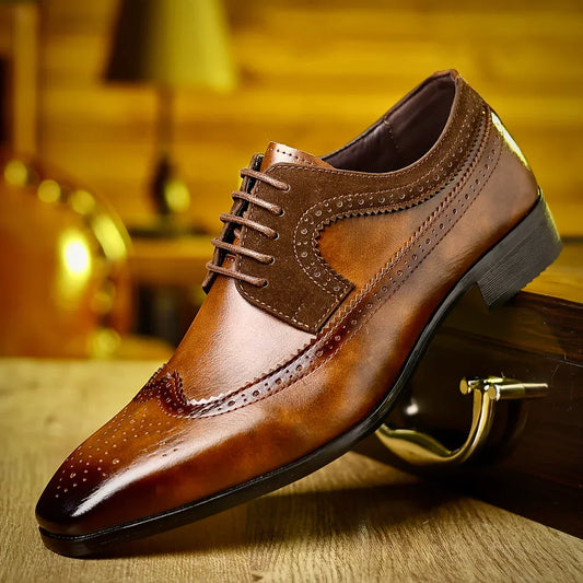 Alexander Prescott Zapatos de cordones de cuero