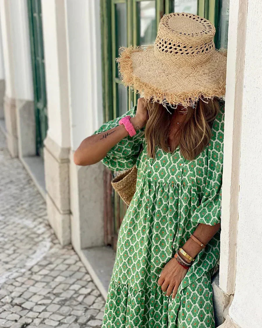 ISABEL™ | VESTIDO LARGO BOHEMIO