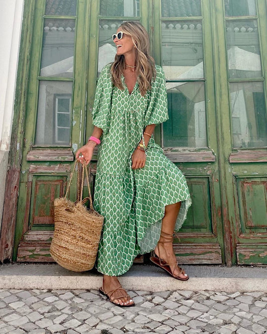 ISABEL™ | VESTIDO LARGO BOHEMIO