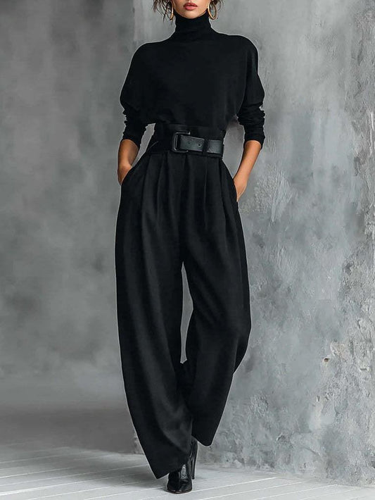 Conjunto de Pantalón Doris™ de Cuello Alto