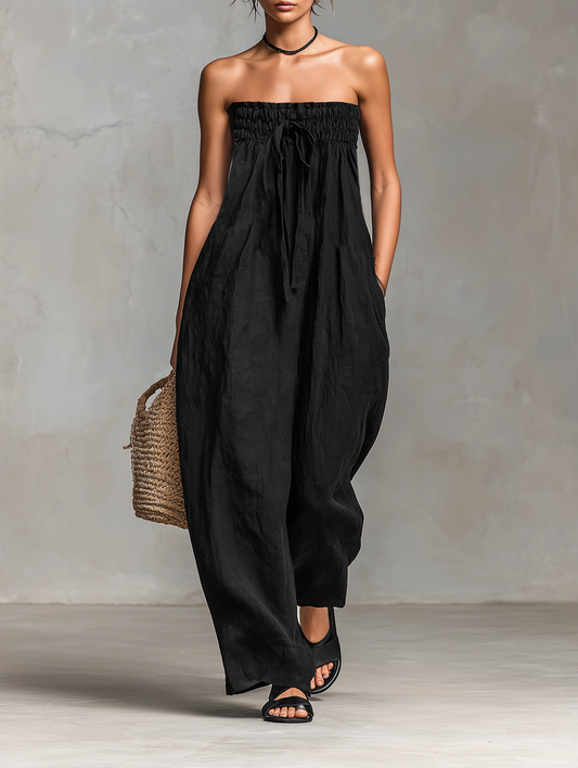 Nina || Elegante mono sin tirantes