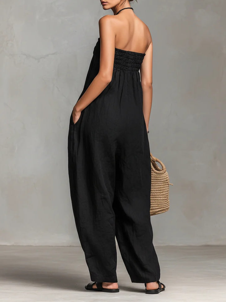 Nina || Elegante mono sin tirantes