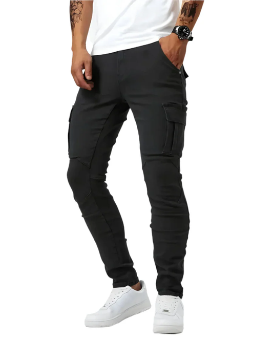 ALEJO™ | PANTALÓN CARGO ELÁSTICO